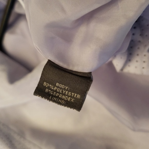 Kate & Mallory Lavender Perforated Asymmetrical Moto Jacket Zip Polyester Jacket - Picture 7 of 7